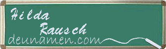 Hilda Rausch Visitenkarte